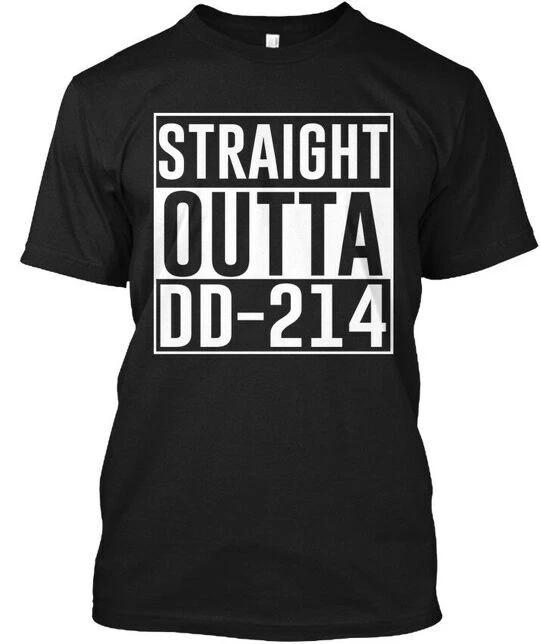 Veteran Straight Outta - Dd-214 T-Shirt Made in the USA Size S to 5XL