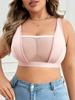 Sheer Mesh Deep V Bra Ultra‑Thin No‑Padding Sexy Lingerie for Women