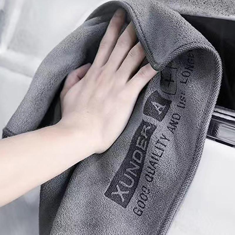 Toalha de microfibra de alta qualidade para lavagem de carros Pano de secagem para limpeza de carros Pano de cuidados com o carro para bainhas Toalha de lavagem para detalhes