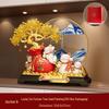 New Chinese Fortune Cat Lucky Tree Ornament