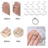 12Pcs Invisible for Loose Rings Ring Adjuster Fit Any Rings Ring Clips To Make Rings Smaller Ring