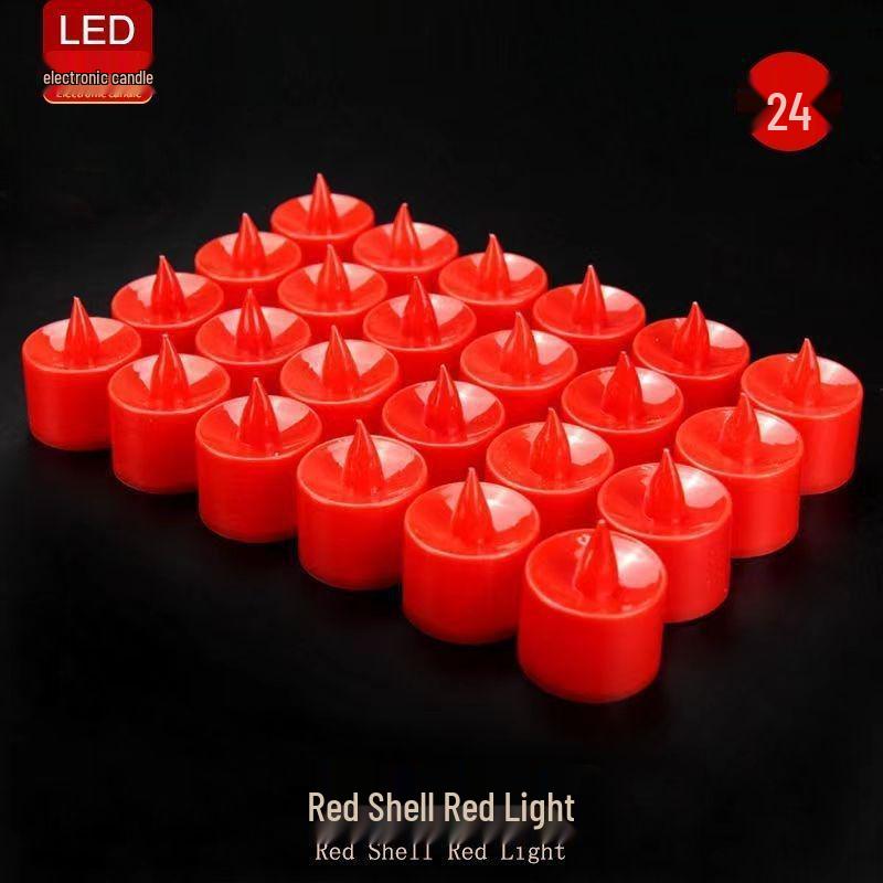 

Electronic Candle: Long-lasting Prayer Lamp for the Fifteenth of the First Month