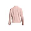 Under Armour Half-Zip Fleece Training Jacket Women Outerwear Pink 1365776-685