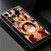 Case for Samsung Galaxy S23 Ultra S22 Plus S24 S21 FE S25 S9 S10 S20 Black Edge Shell Anime One Pieces