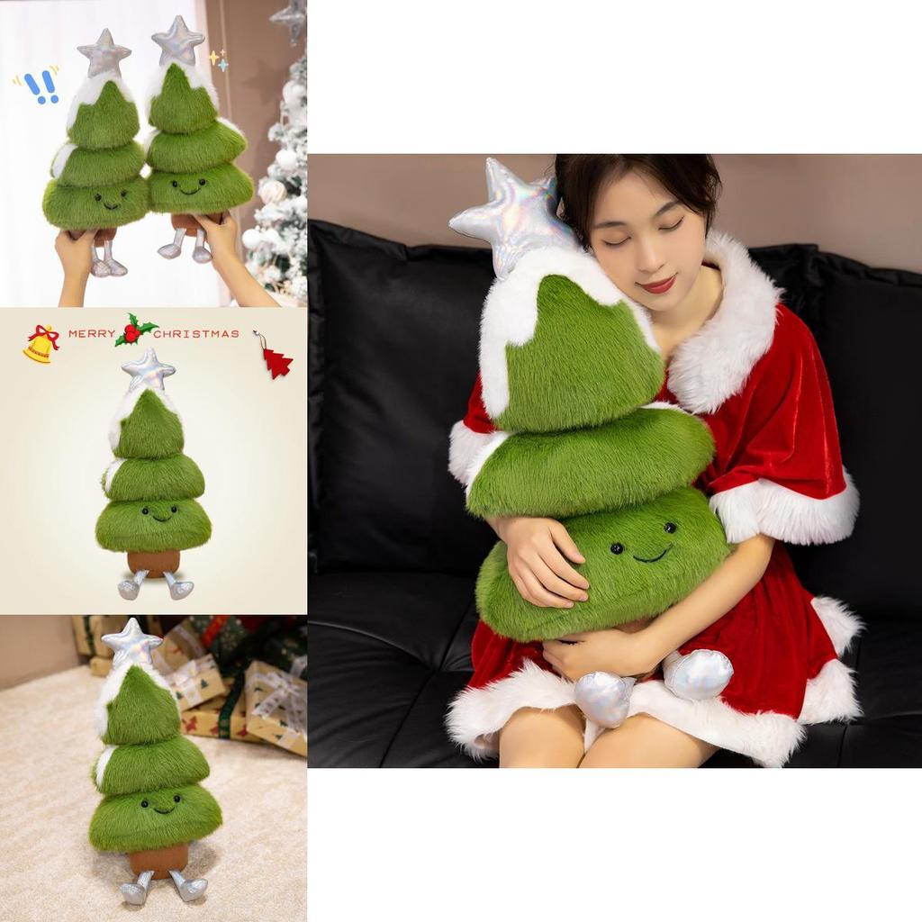Christmas Tree Plush Toy With Pp Cotton Filling For Holiday Decor And Childrens Gifts