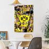 Borussia Dortmund Wall Decor Tapestry Art For Pet Memorial Birthdaywedding Party Backdrop Family Gift