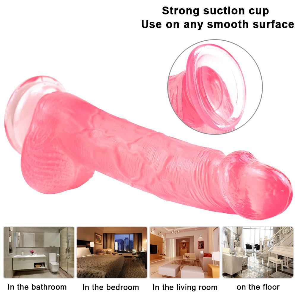Dildo RUNYU Realistic Penis Strong Suction Cup Dick Toy for Adult Sex Toys for Woman Men