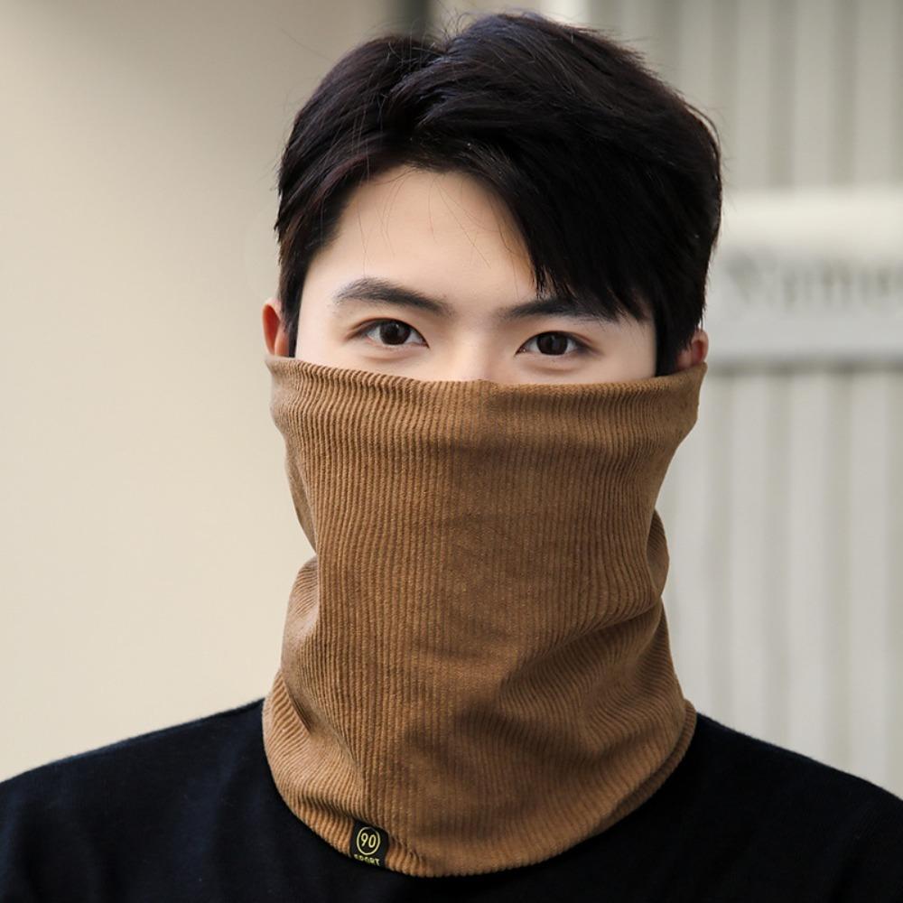 

Solid Color Warm Scarves Plush Neck Gaiter New Cold-proof Collar Outdoor Sports хакі