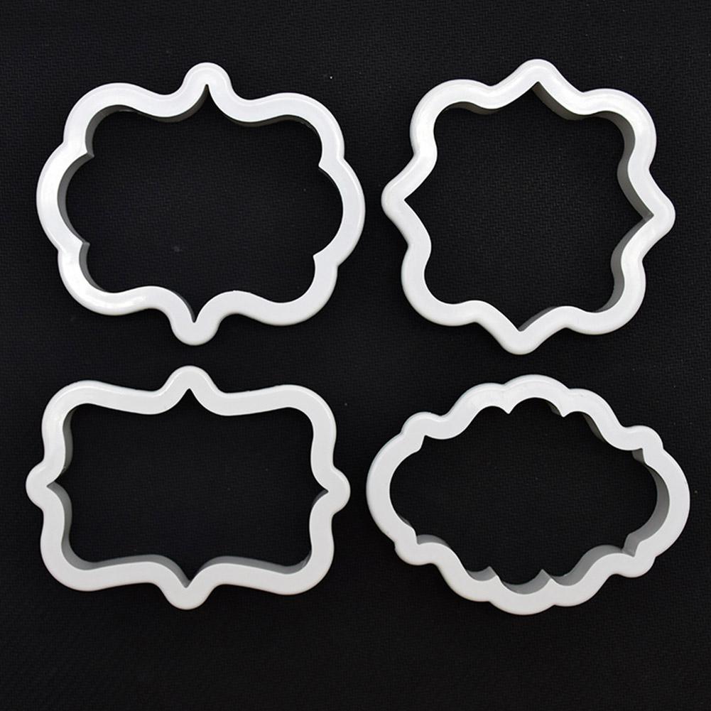 Frame DIY Silicone Cake Mold Mould Decorating Tool for Baking Fondant Cupcake Dessert 01#