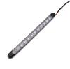 2x Car Flexible White/Amber 240 LED Fishbone Style Switchback Flowing Turn Signal Light DRL  Knight Rider Strip Light Headlight Waterproof