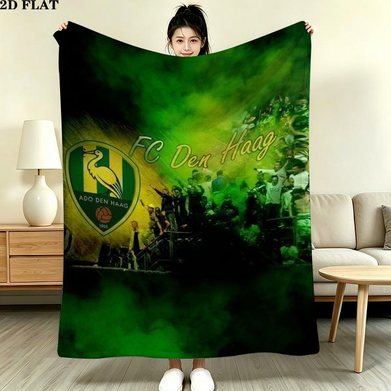 Ado Den Haag Print Flannel Blanket, High quality Comfortable for All Seasons, Home Decor, Warmth and Comfort, Perfect for Christmas Gifts
