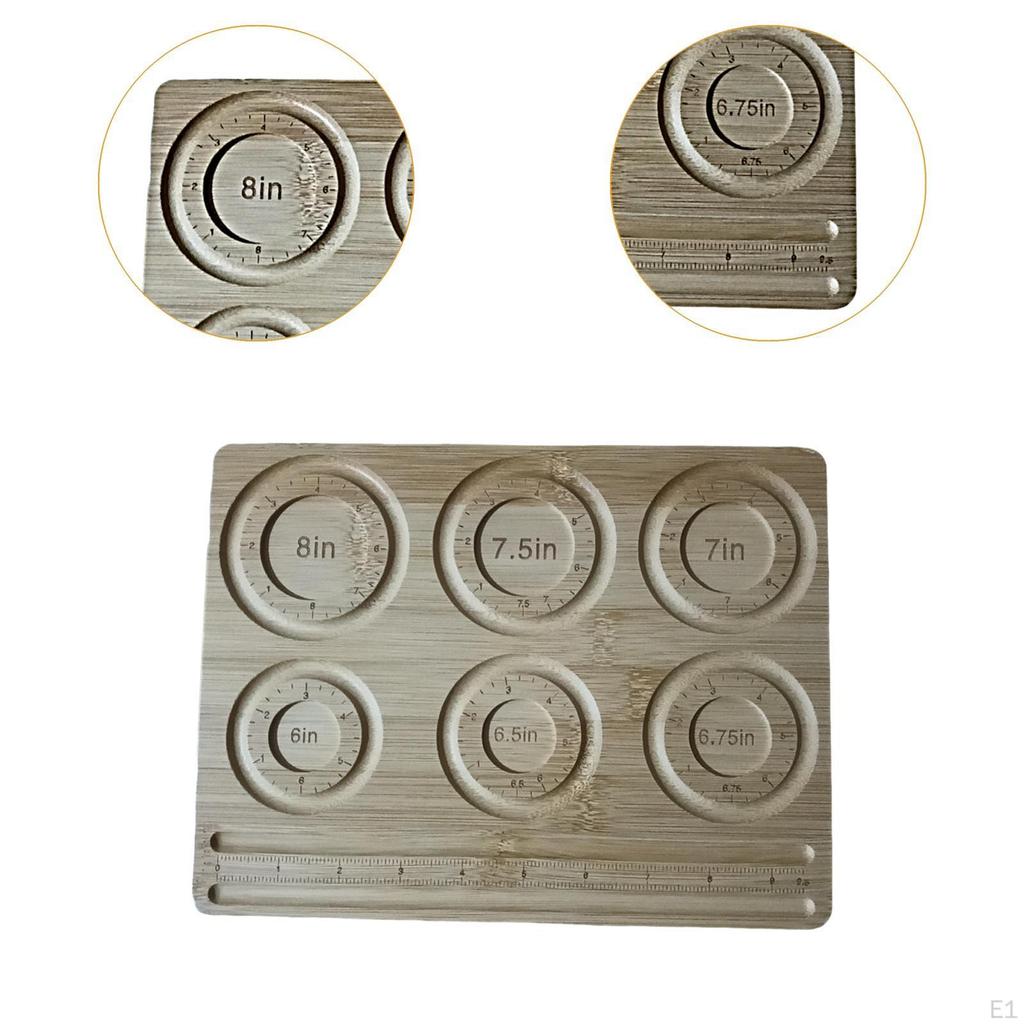 Bamboo Beading Board for Jewelry Bracelet Making Organizer Supplies Thicken Reusable