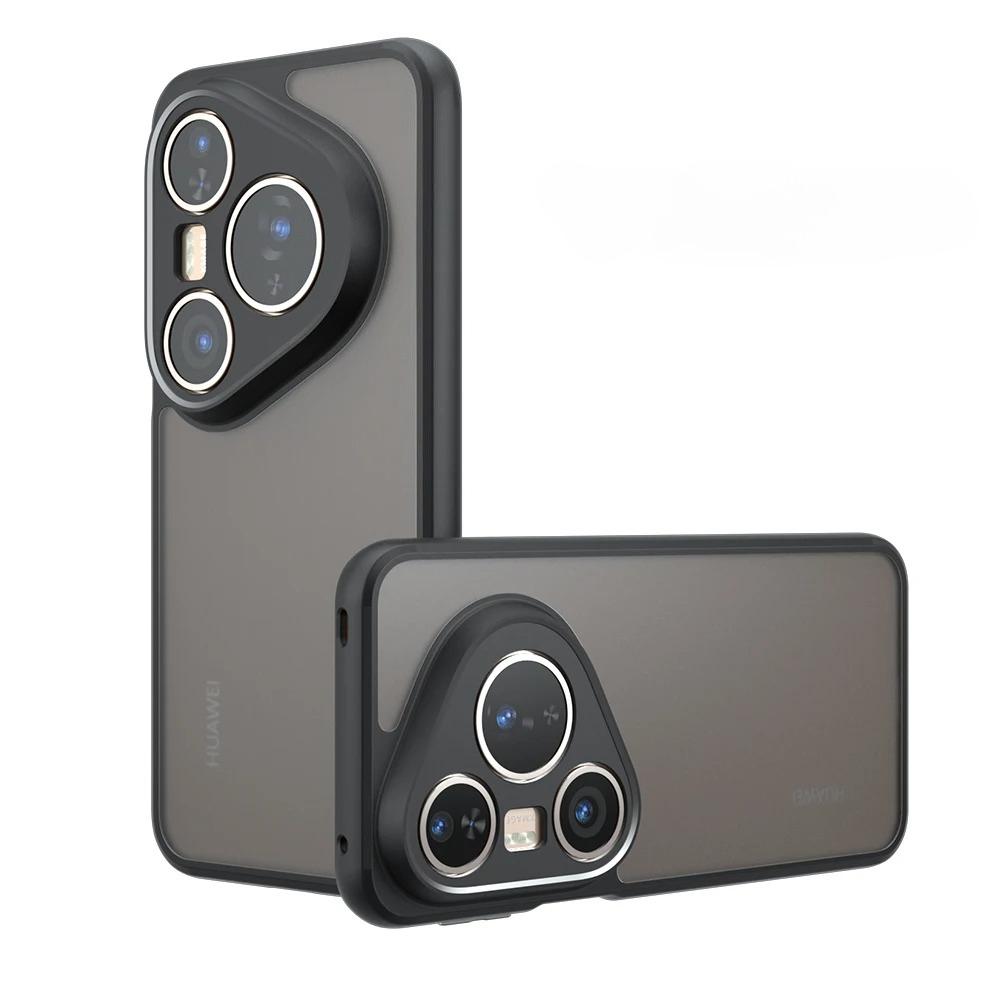 for HUAWEI Pura 80 Pro + Shockproof Matte Phone Case Acrylic Bumper Soft Cover for HUAWEI Pura 80 Ultra Clear Shell Funda