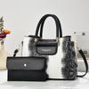 2025 Crocodile Pattern Women's Crossbody Tote: Elegant, Fashionable Handbag for Commuting