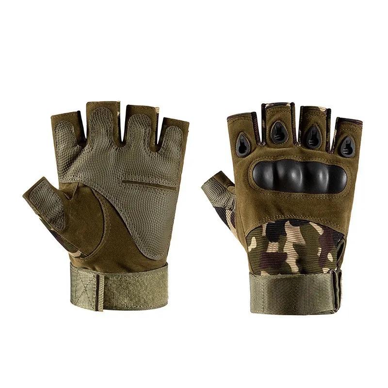 Tactical Gloves Half Finger Paintball Airsoft Shot Combat Anti-Skid Men Bicycle Full Finger Gloves Protective Gear