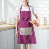 Resistant Waterproof Oil Polyester Oxford Stripeds Apron Wipe Hand Kitchens