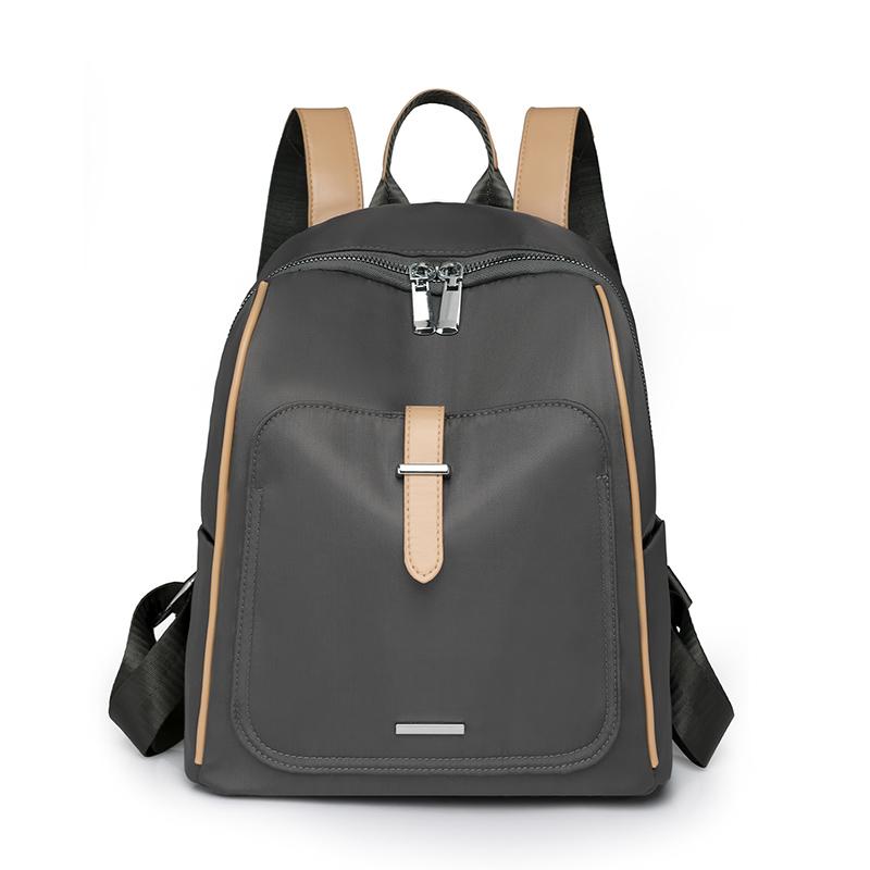 

Женский рюкзак для путешествий на открытом воздухе, однотонный рюкзак серый