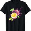 Passion Fruit Motif Design _ Maracuja Graphic Watercolours T-Shirt