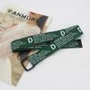 Tactical Belt Black Double Ring Canvas Belt Unisex Jeans Wide Belt
