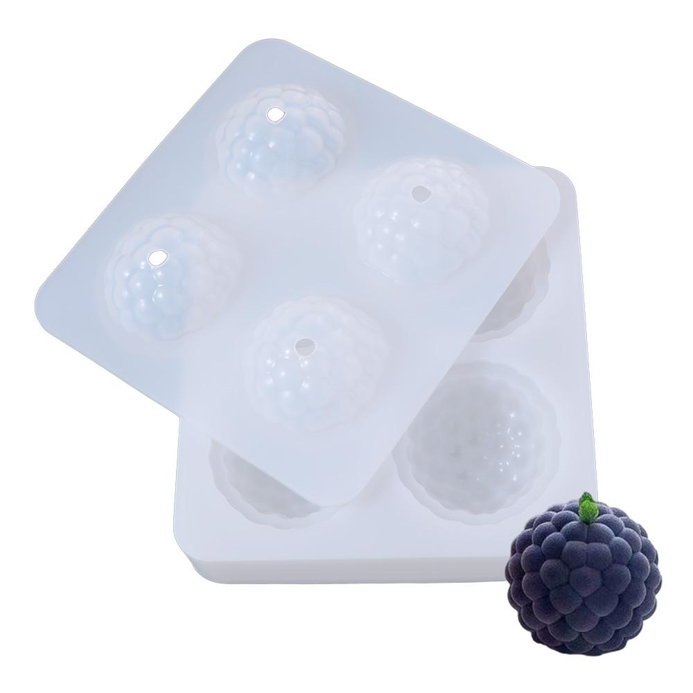 3D Framboos Siliconen Vorm Kaars Maken Zeepvorm Chocolade Mousse Vorm DIY