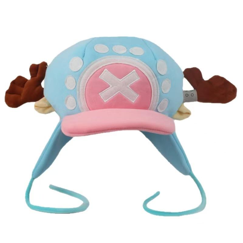 Anime Tony Tony Chopper Plüsch Baumwollmütze Trafalgar Kappe Cosplay Unisex Weiche Bequeme Mützen Accessoires Outdoor Party