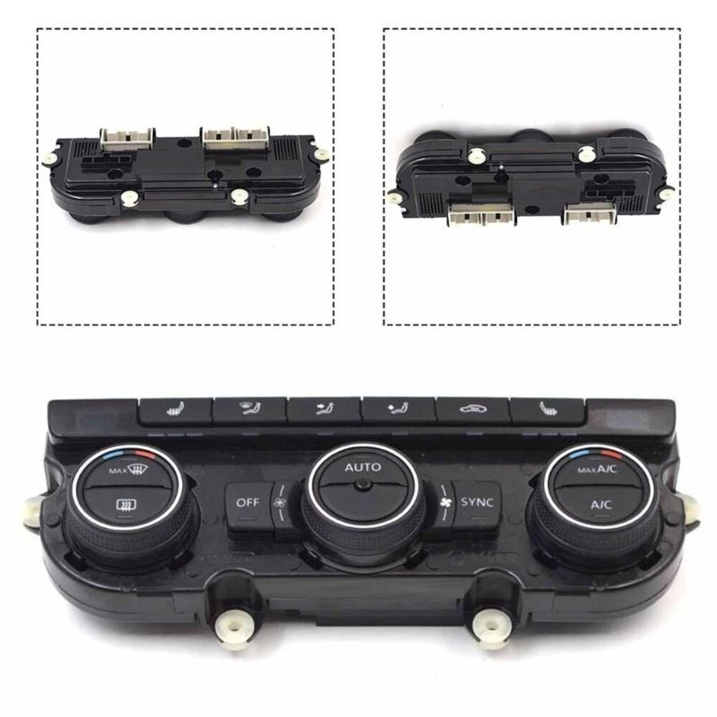 Air Condition Control Panel Switches 5ND907044C for Golf MK6 AC Seat Heating Control Module Panel Automotive Accessory