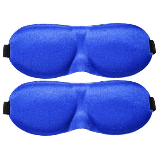 2 Stücke Unisex Atmungsaktive Schlaf Eyeshade Abdeckung Augenmaske Patch Rest Augenbinde