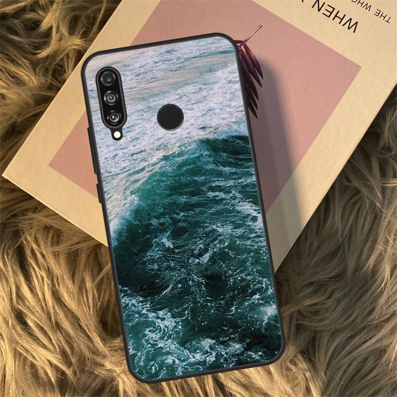 

Blue Ocean Waves Sea For Huawei Nova 11i 12i 3i 7i 8i 9 10 SE Y60 Y61 Y70 Y72 Y73 Y90 Y91 P20 P30 P40 Lite Case Huawei Nova Y60