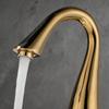 Brass Basin Faucet Hot and Cold Water Tap Nordic Style Bathroom Washbasin Three-Hole Faucet Separate Three-Piece Set