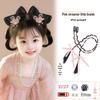Children's Hanfu Hair Bun Pad – Bow Styling Accessory for Girls