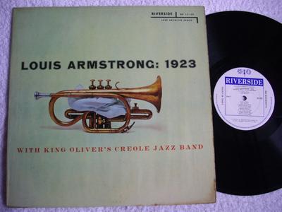LP Plaat LOUIS ARMSTRONG MET KING OLIVERS Louis Armstrong 1923 RLP12122 Riverside Recor 1961 VK Jazz Gebruikt