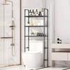 Bathroom Storage Rack Over The Toilet Shelf Multilayer Space Saver Organizer Multi-Functional Wall Hanging Toilet Storage Rack