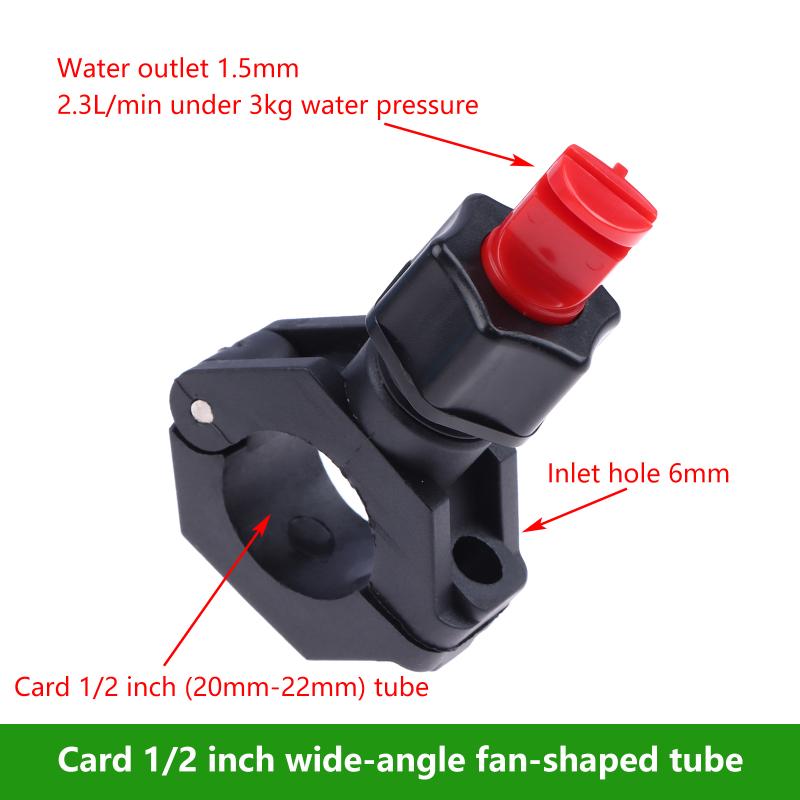 

New Plastic Quick Release Clip-Eyelet Spraying Nozzle Clip Wide Angle Flat Fan Nozzle Clamp Buckle Accessories 1 of 2 inch