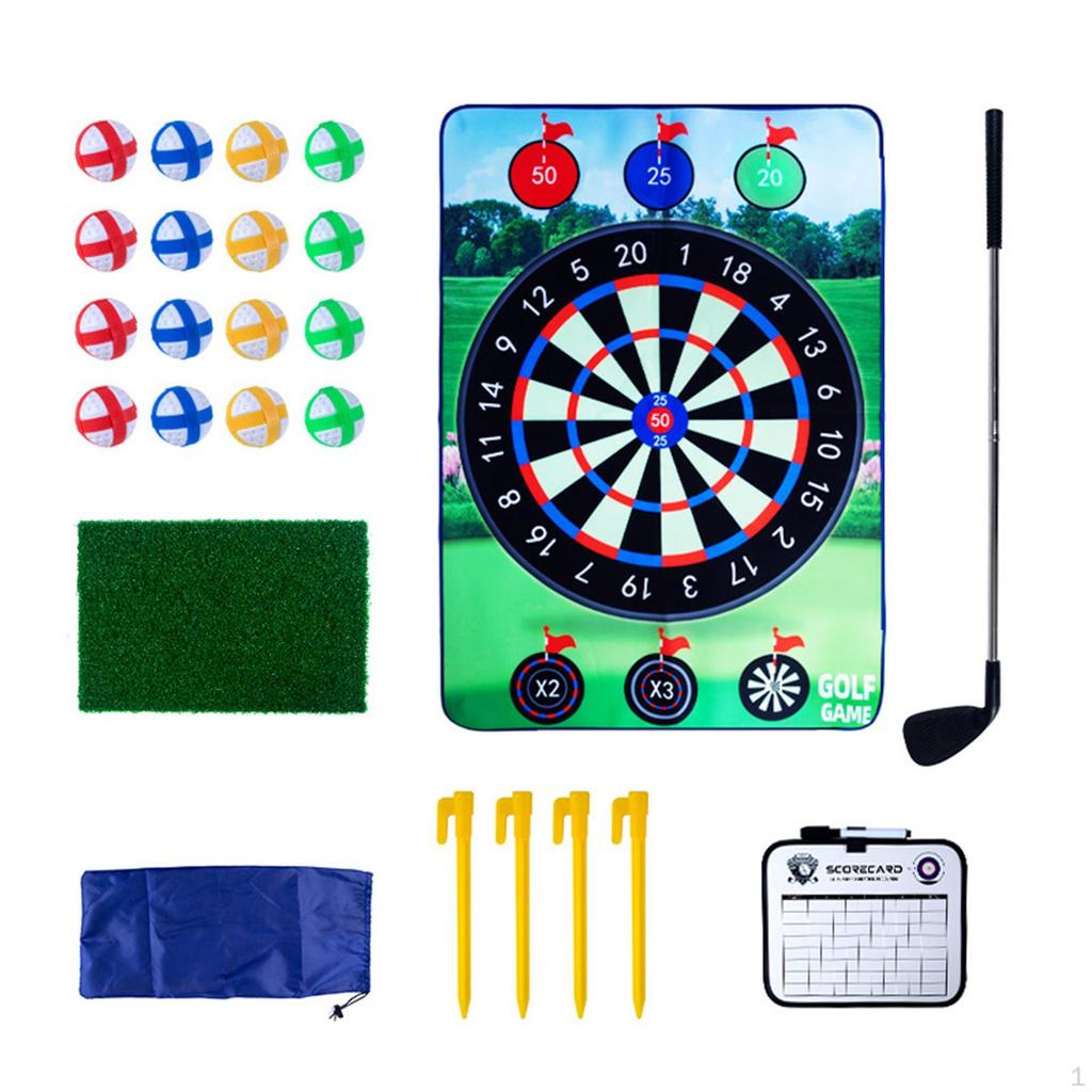 Children's Golf Activity Set with Hitting Mat for Ages 4-8
