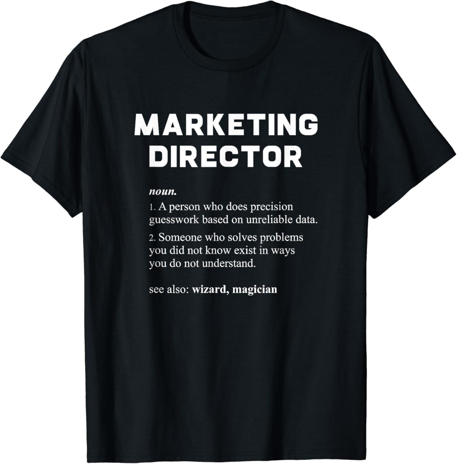 Marketing Director - Funny Dictionary Definition Gift Unisex T-Shirt S