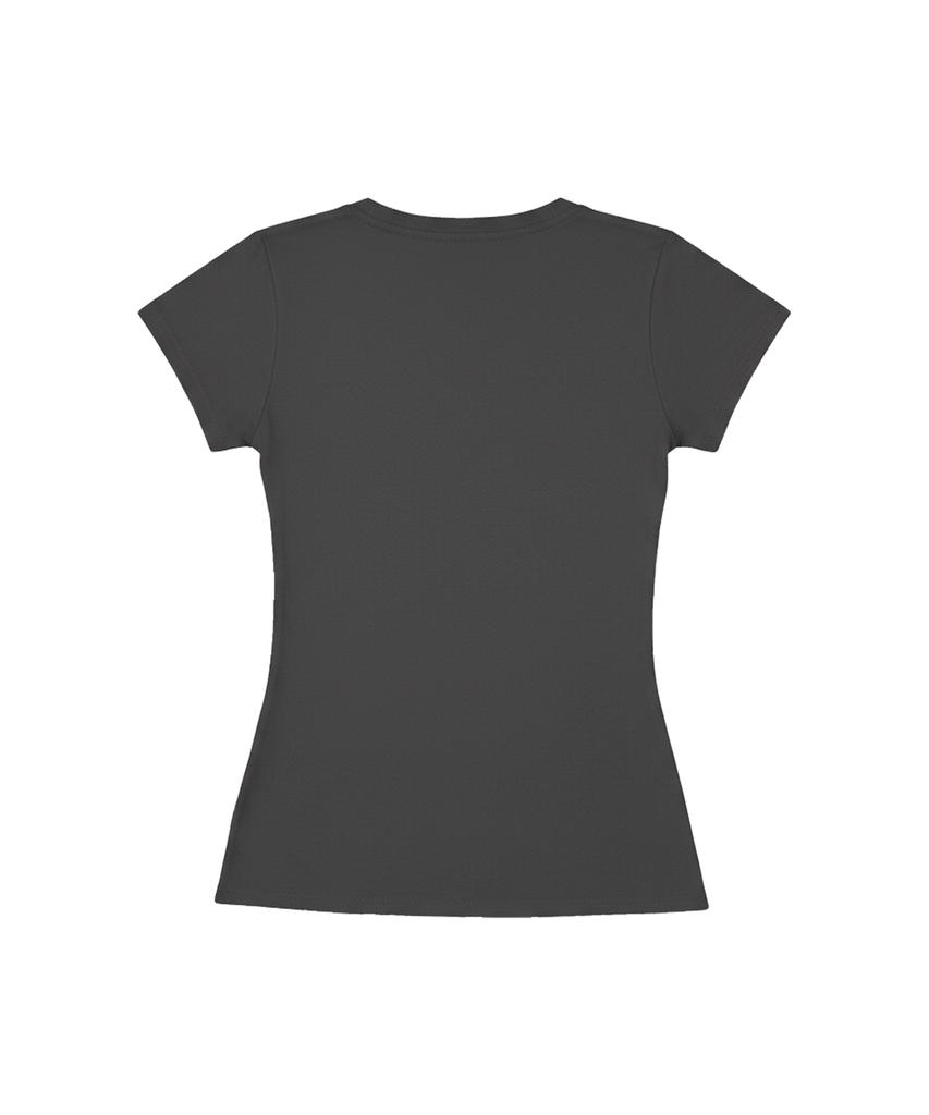 Ssobi 4Our Eye Semi-Crop Short Sleeve T-Shirt [Charcoal]