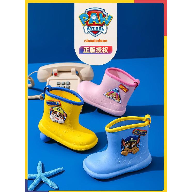 Paw Patrol Baby Rain Boots Children's Non-Slip Rain Boots Boys Cute Toddler Girls Waterproof Shoes Kids Rubber Shoes