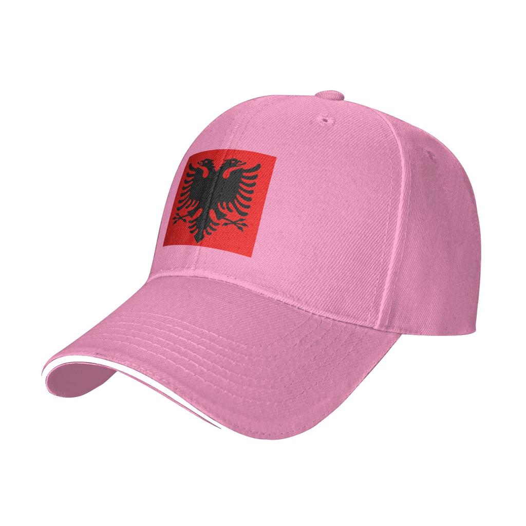 Vlag van Albanië Pet Casual Baseballpetjes Verstelbare Pet Hip Hop Zomer Unisex Baseballpetten Aanpasbaar