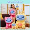 Transforming Stitch Plush Toy With Strawberry Bear Design For Kids Gift Collection