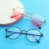 Fashion Round Anti-Blue Light Blocking Women Designers Eyeglasses Optical Spectacle Computer Eye Protection Glass Office Eyewear