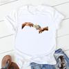 Cute Cockatielsparrot Bird Lovers Print T Shirt Girls Sunflower Flowers Tshirt Unisex Harajuku Kawaii Clothes Summer Tops Tee