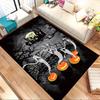 1pc Halloween Ghosts Themed Rug for Home Decor, Non-slip Office Carpet, Chair mat, Outdoor Mat, Christmas and Halloween gifts-0731077