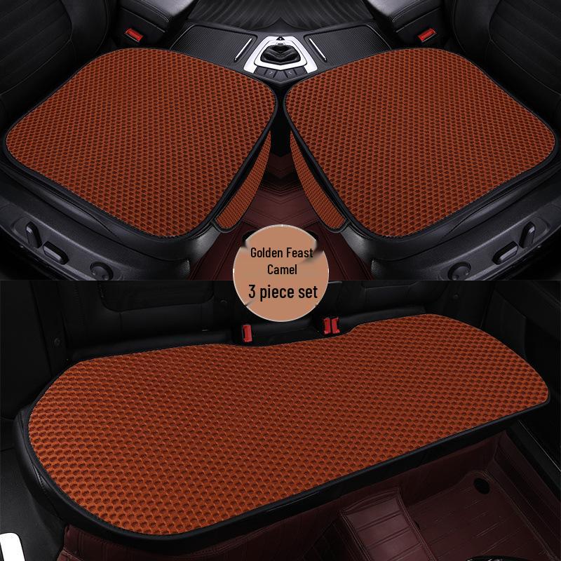 

Ice Silk Car Seat Cushion Set - Breathable, Cooling & Universal Fit for All Seasons Single Front Seat
