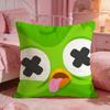 DDuolingos Cute Cartoon Cushion Cover Premium Comfort Reversible Pillow Cove Two In One Design For Any Room  Car Interior