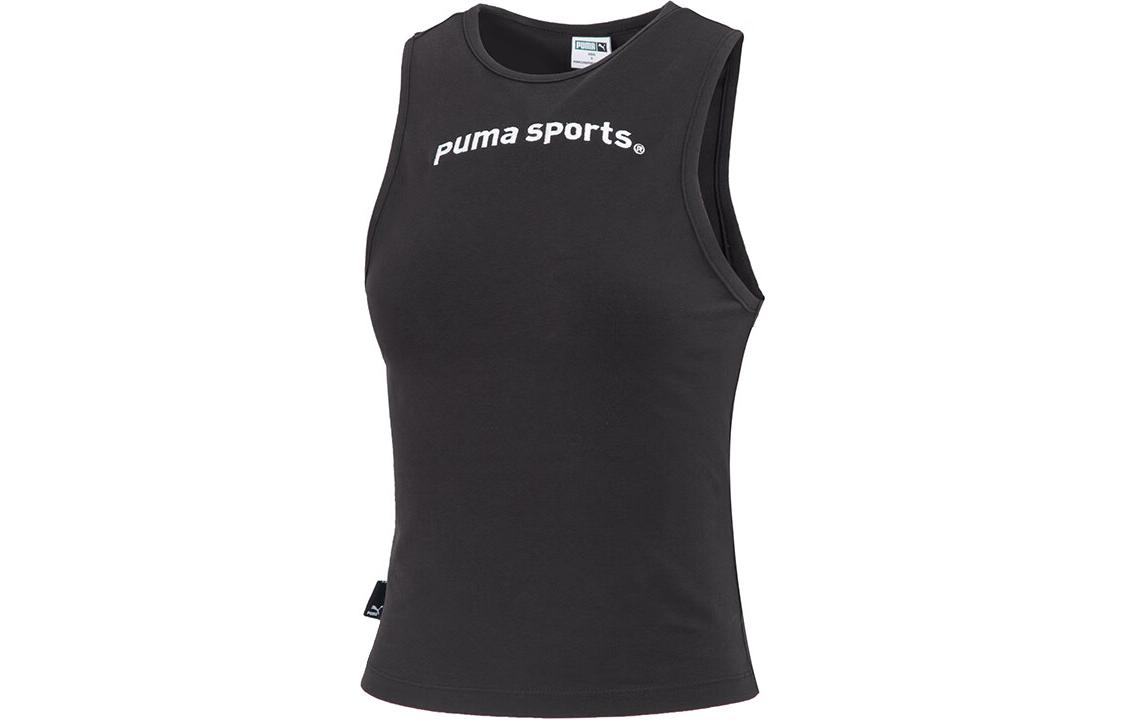PUMA Tank Tops Women s Black Crew Neck Moderate Other 622575-01 L