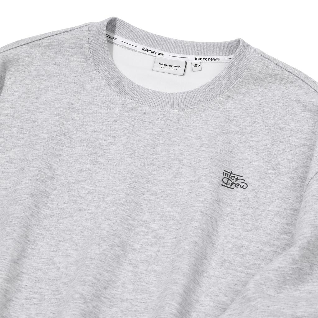 INTERCREW Logo Variation Sweatshirt M Grey Ita3Tm31Amg