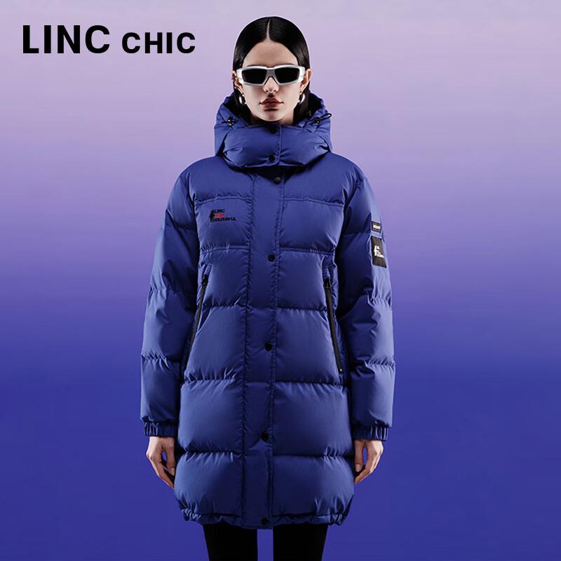 

Jinyujie Women s Hooded Waterproof Mid-Length Down Puffer Jacket M