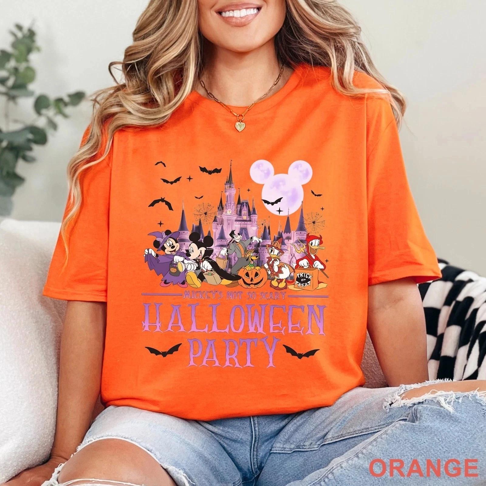 Mickey s Not So Scary Shirt, Mickey Halloween Party Shirt 3XL