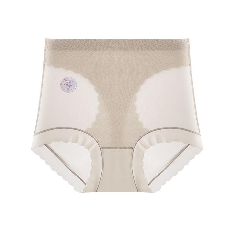 2025 Summer Women s High-Waisted Seamless Antibacterial Tummy Control Butt-Lifting Triangle Panties