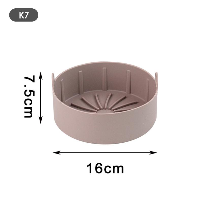 Airfryer Silicone Pot Multifunctional Air Fryers Accessories Fried Baking Tray